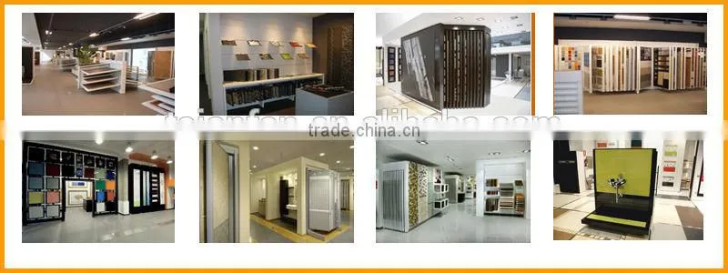 CX007 ceramic tiles sliding display rack for showroom