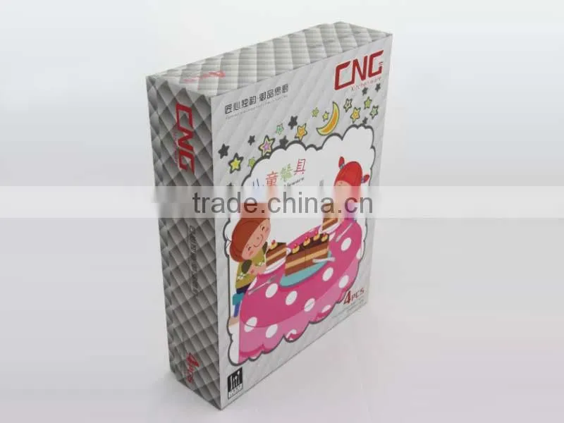 High quality plastic tray inner cardboard paper packing tableware box (table-knife)
