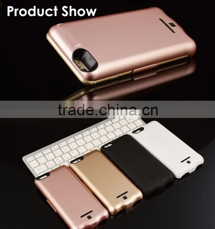 One buttom switch to charge mobile power battery case