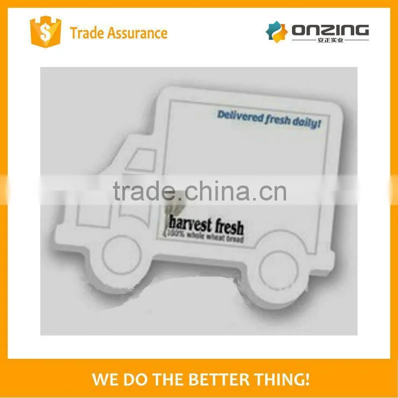 Onzing good quality truck shape note pad custom printed legal pads