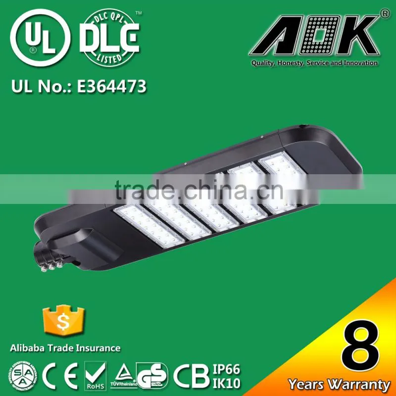 UL DLC 8 Years Warranty IK10 LED Parking Light for Square Pole