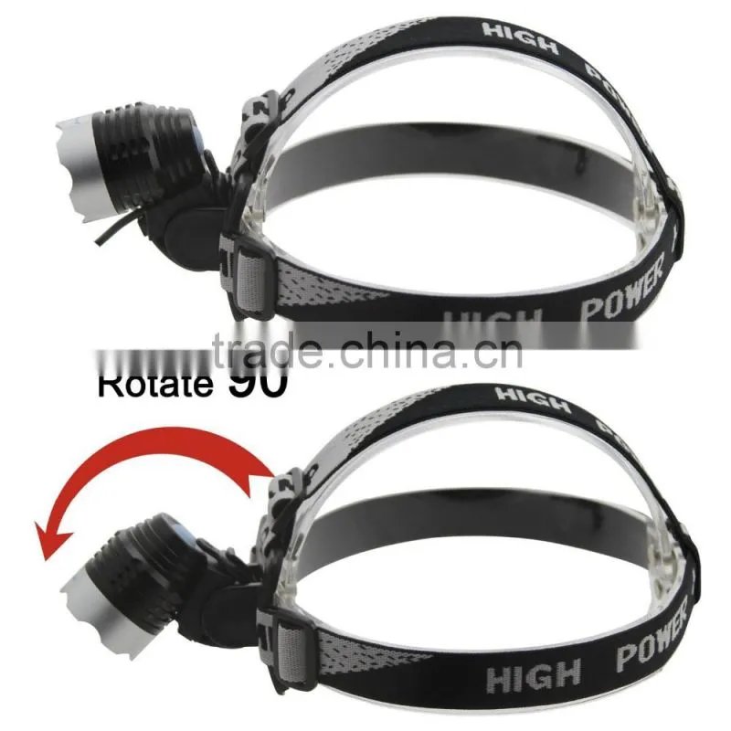3 Modes Waterproof 10W 1200Lm XM-L2 T6 LED Headlight Headlamp Flashlight Head Torch Light Lamp Bicycle Bike Light Torch set