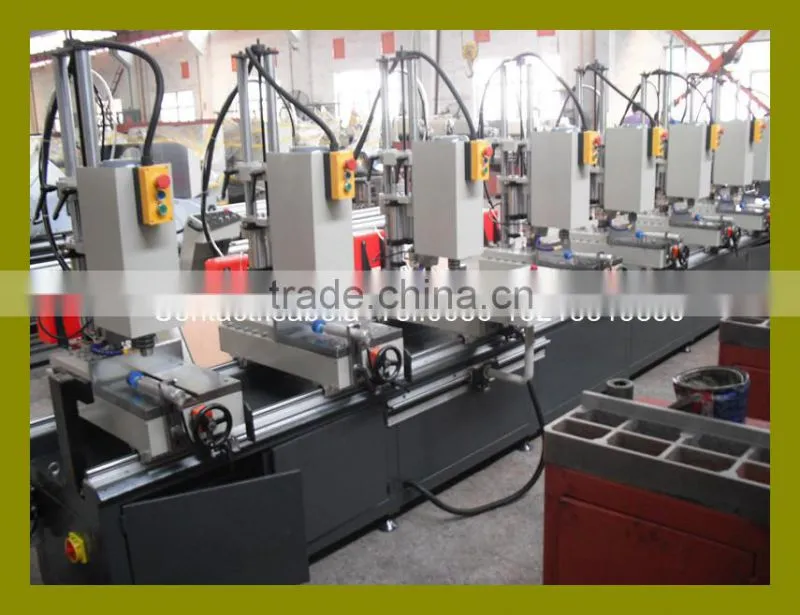 Four head Aluminum door window hole drilling machine