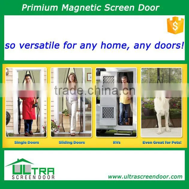 Facilitating installation anti mosquito screen door