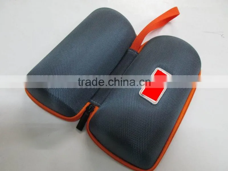 GC---Grey 1680D polyester fabric EVA bag package for Mini bluebooth speaker