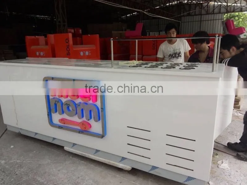 factory directly cheap frozen yogurt kiosk with high quality for sale.