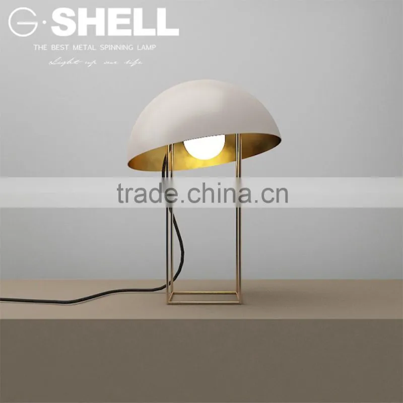 Fancy half round study room lighting table lamp for reading