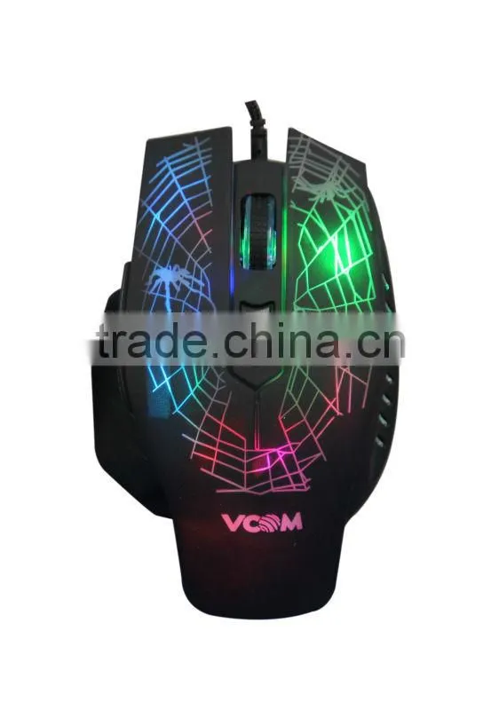 VCOM 6D Fashion Mouse LED Gaming Mouse Optical Mouse with USB and Laser