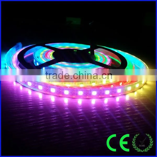 60ic/m 60leds/m digital waterproof flexible silicon glue led strip