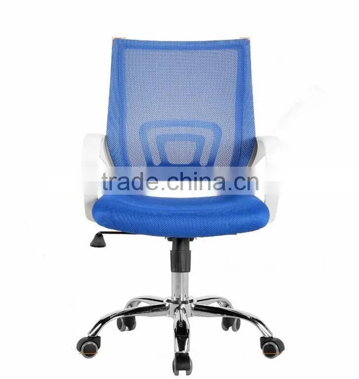 Wholesale Price Arm Chair Furniture Mid Back Ergonomic Mesh Meeting Room Chair without Wheels