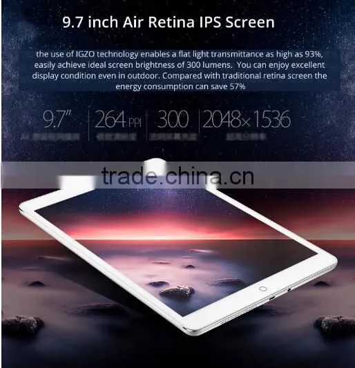 9.7" Onda V919 3G Core M Win 10 Android 5.0 Tablet PC Intel Core M 5Y10 SSD 64GB RAM 4GB WCDMA 3G IPS Screen