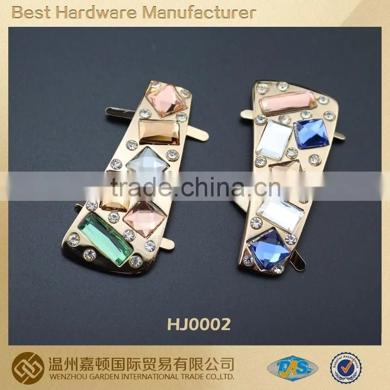 Painted color alloy shoe decoration shoe buckle