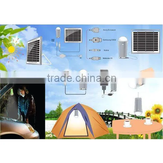 3W solar camping light