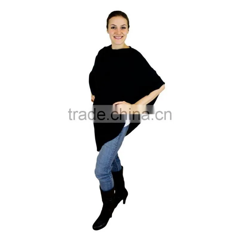 OEM top quality 100% ring spun Cotton navy solid apron shawl