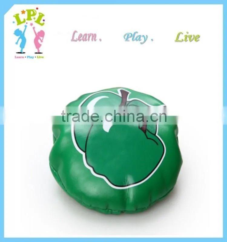 Customize kids toy promotional harmless pu leather exercise ball