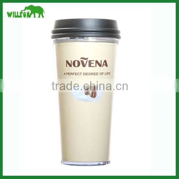 Plastic coffee water mug