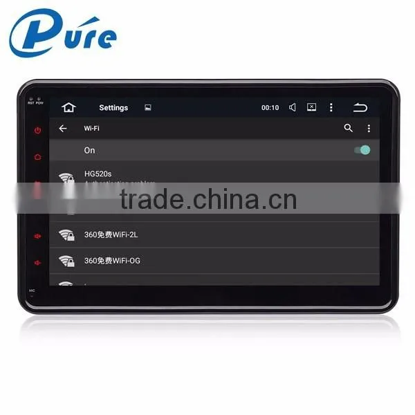 Hight quality 2 Din 10.1 inch Car DVD Player with GPS for universal cars
