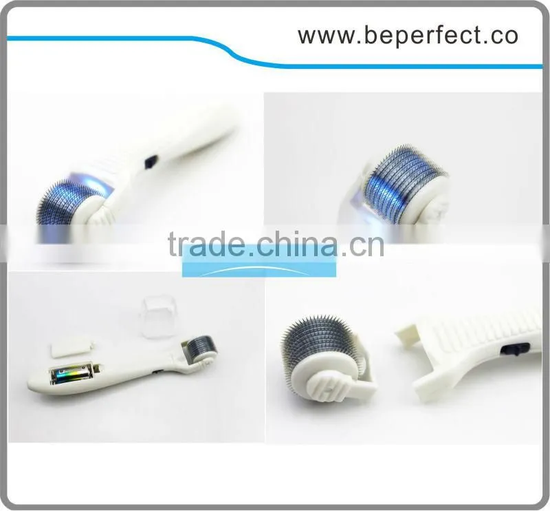 needle massage roller with Bio led light therapy