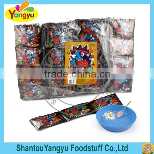 Sugar popping candy mini lollipop candy with popping candy