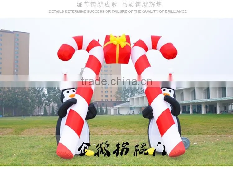 Decorative inflatable Christmas arches for Christmas decoration