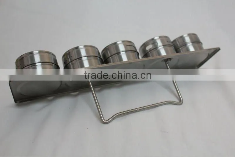 magnetic spice jar set with stand,spice set,magnet spice set