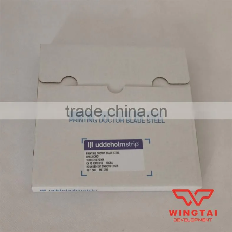 Sweden UDDEHOLM Strip Steel Doctor Blade (T0.076mm)