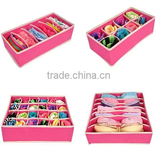 HOt! 4 PCS Sets Nonwoven Storage Boxes/Organizer (BBK098)