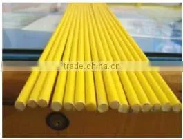 fiberglass frp Pultrusion stick/High Strength Light Weight FRP Fiberglass Solid Rod