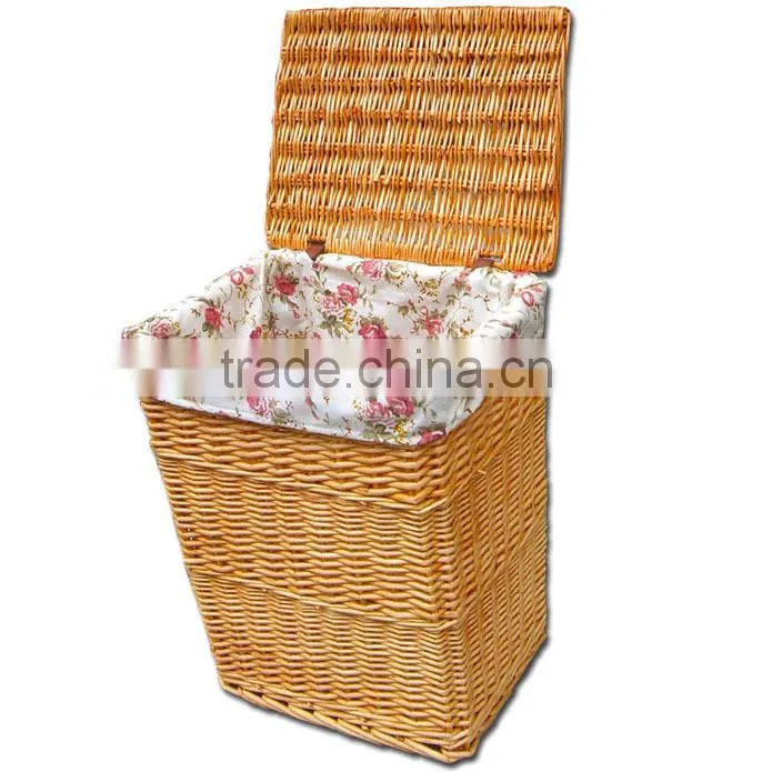promotion cheap cloth rattan laundry basket
