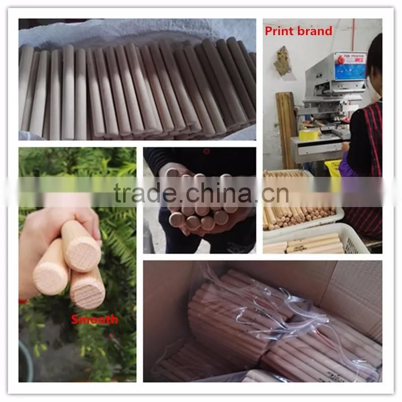 Custom wooden toy musical instrument knock bar Rhythm bar for drums