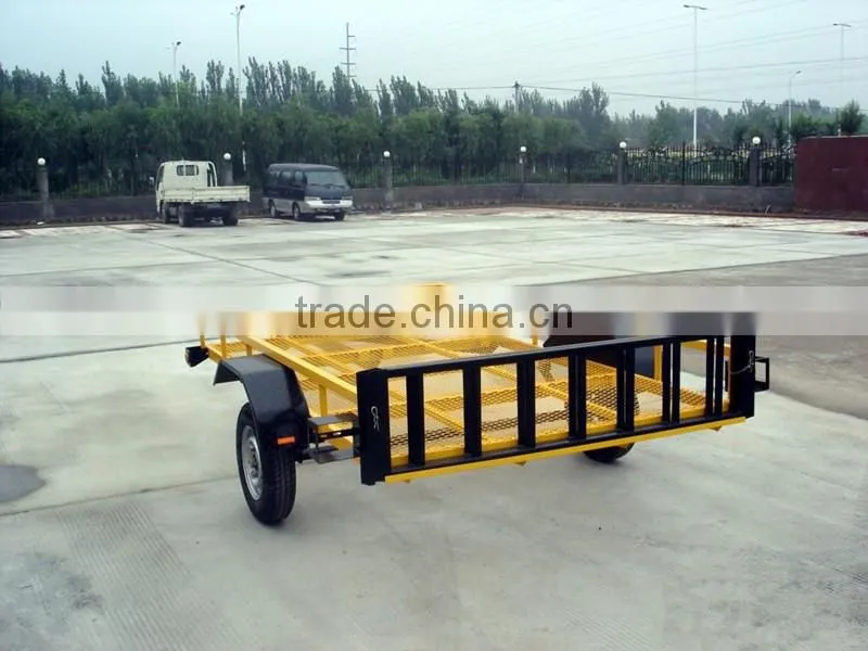 Steel materials ATV semi trailer , travel semi trailer , camper semi trailer for sale