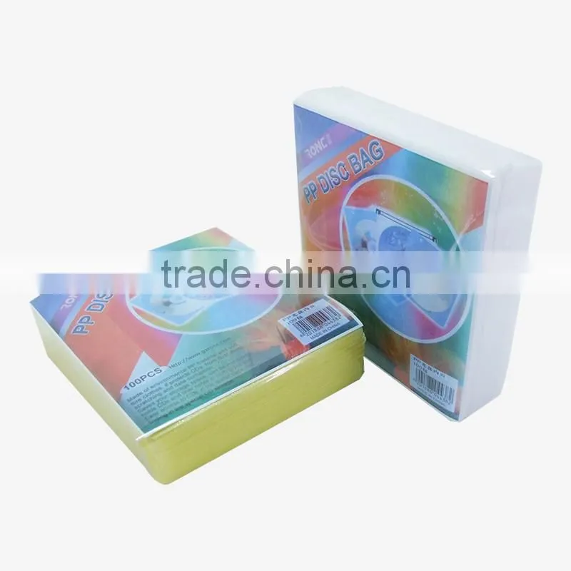 Guangzhou RONC Wholesale 5 Colors Cheap CD Sleeve, CD DVD Plastic Sleeve