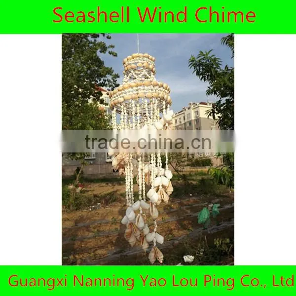 Seashell rotation heart-shape wind chime unique wind chime wholesale