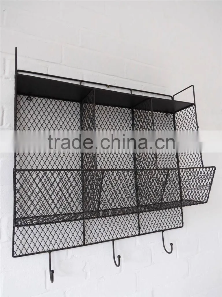 Bathroom/Kitchen Metal Wire Wall Rack Shelving Display Shelf