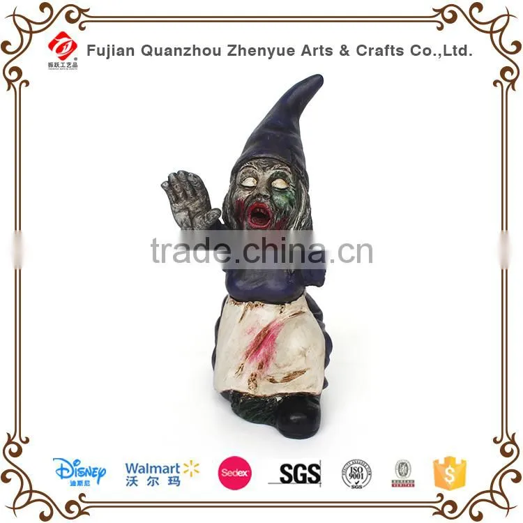 2015 wholesale halloween holiday polyresin zombie decoration