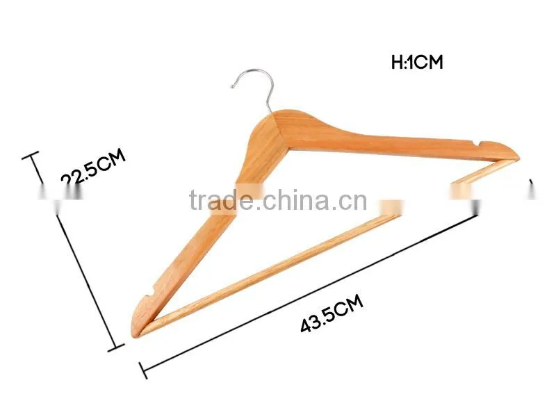 Wholesale Top Quality Cheap Wooden Hangers for Clothes