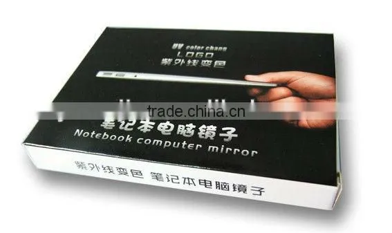 supply test ultraviolet (uv) notebook mirror / Makeup mirror