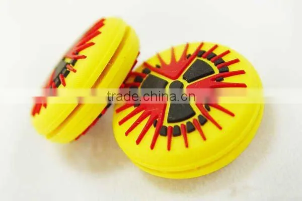 Customized Embossed Logo Silicone Rubber Tennis Racquet Vibration Dampers