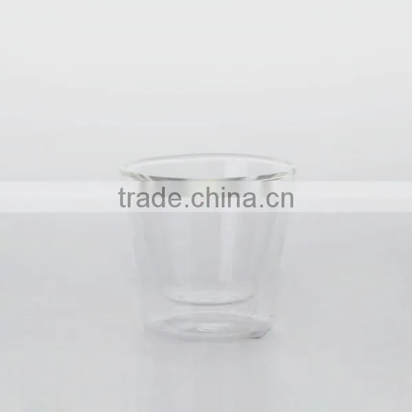 double wall wholesale 2.5oz heat resistance shot glass