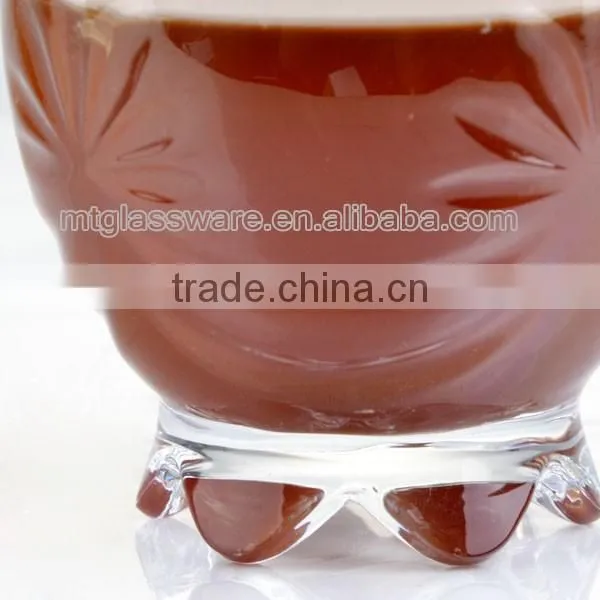 Machine made disposable insulated glass expresso coffee cups