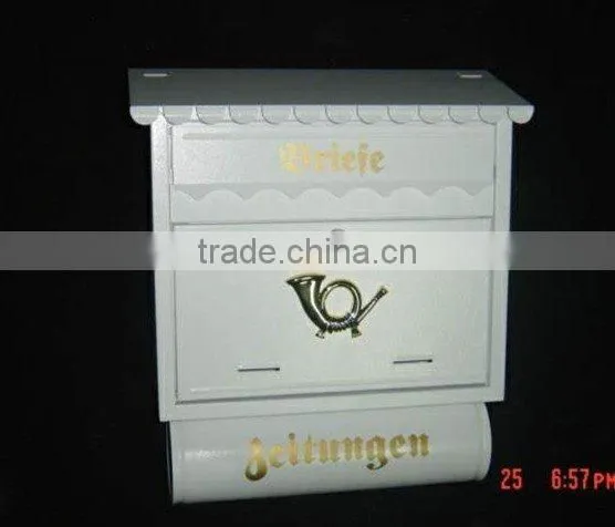 FQ-104 Metal Wall Mounted Postboxes,Newspaper Holders Mailbox