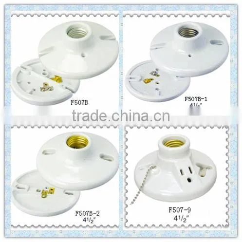 Factory outlet---E27 Edison screw ceramic lamp holder