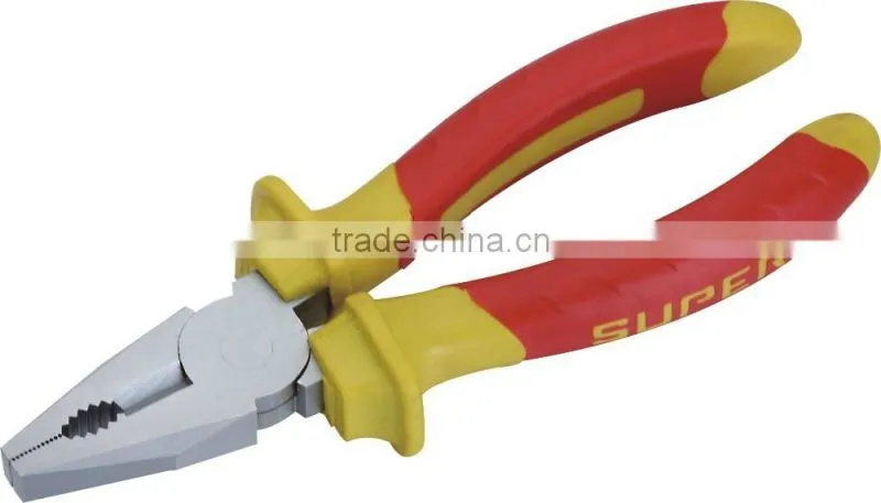 European type double color PVC handle end wire strippers