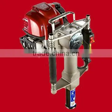 52mm Petrol Gas Powered Electric Power Mini Hand Fence Pile Piling Driving Hammer Machine Portable Honda Engine Post Driver
