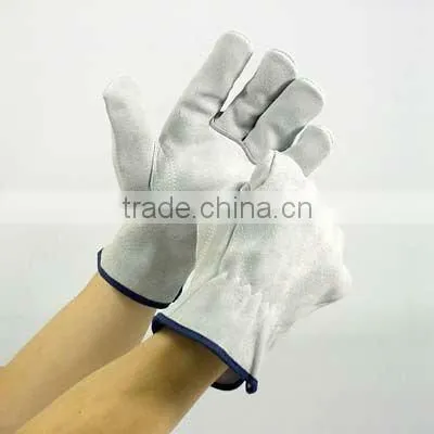 Cow split leather summer driving gloves ZM113-H