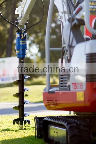 EXCAVATORS 8T TO 15T EARTH DRILLS