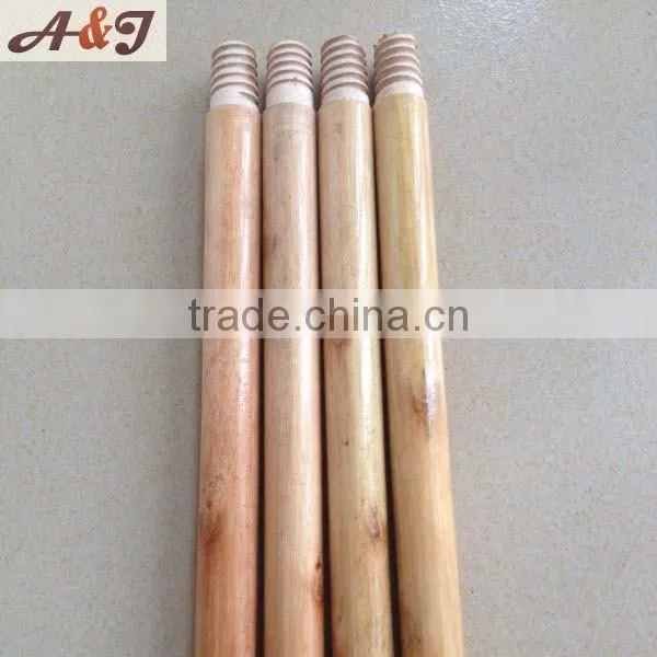 American screw varnished short handle broom in China
