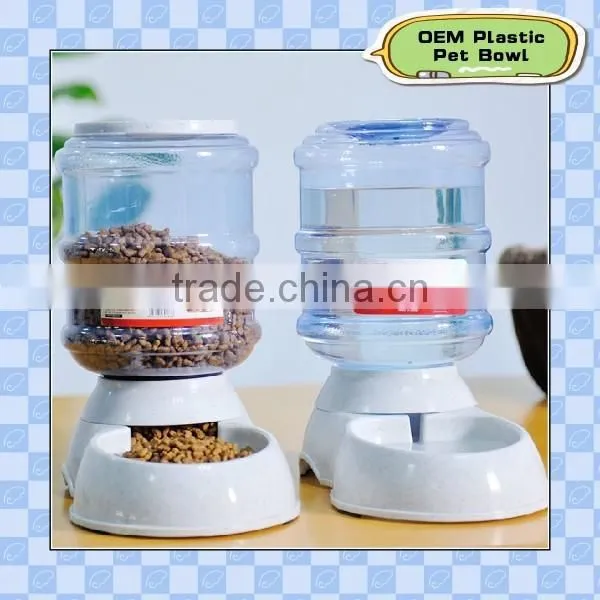custom wholesale plastic dog bowl/custom your own plastic dog bowl/professional manufacture OEM plastic dog bowl