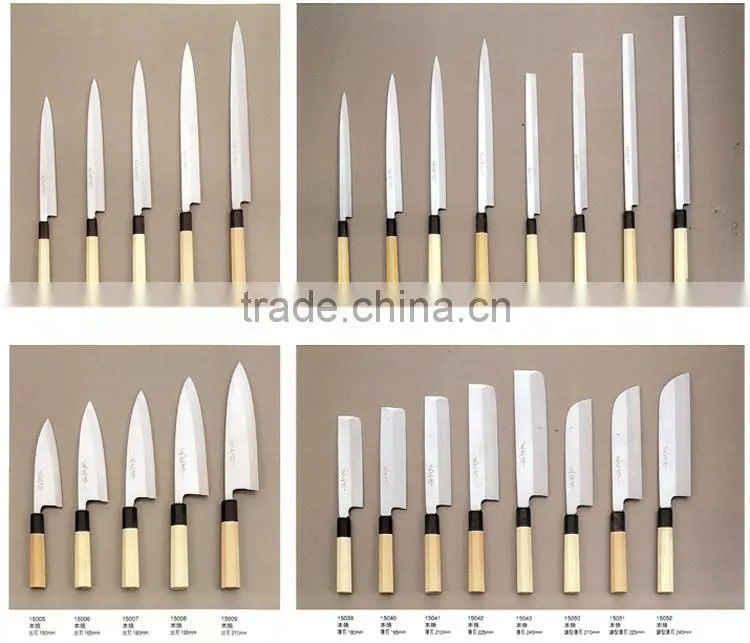 Durable and Functional knives kitchen knife for Japanese-style dish, small lot order available