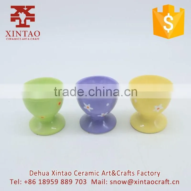 Hot sell to USA market black porcelain egg cup ceramic coffee cups eggs cup